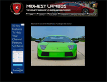 Tablet Screenshot of midwestlambos.com